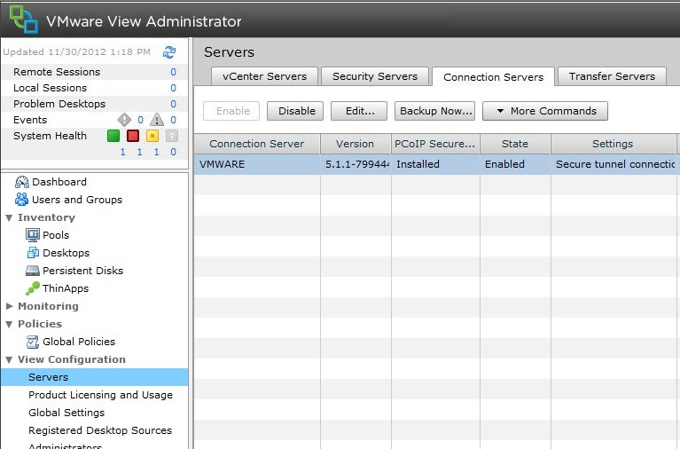 Adding two-factor authentication to VMWare View